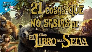 21 Curiosidades de El Libro de la Selva  ¿Sabías qué 24 Popcorn News [upl. by Bierman]