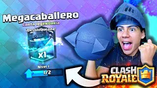 ¡GANO la NUEVA LEGENDARIA quotEl MEGACABALLEROquot en Clash Royale  ANTRAX ☣ [upl. by Drofliw563]