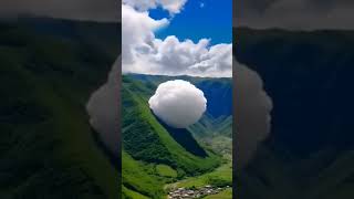 Rolling cloud 🌨️ytshorts shorts clouds nature [upl. by Jonati]