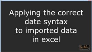 Correcting date format in excel [upl. by Warfield]