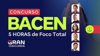 Concurso BACEN  5 HORAS de Foco Total [upl. by Lunnete768]