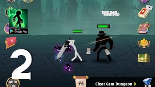 Epic Stickman RPG Idle Game Gameplay Walkthrough Part 2 Android [upl. by Cirek]