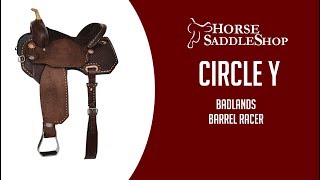 Circle Y 1547 Badlands Barrel Saddle Review [upl. by Schonthal]