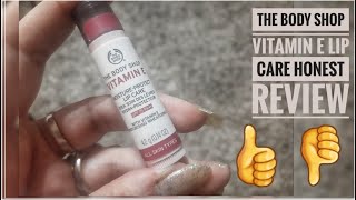 The Body Shop Vitamin E Lip Balm Review  Winter Must Have Product  Best Night Lip Mask  Review ♥️ [upl. by Paco742]