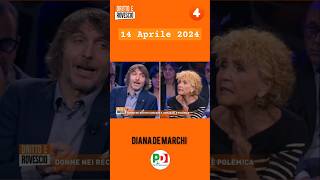 Diana De Marchi si confronta con Giuseppe Cruciani e Roberto Poletti a Dritto e Rovescio su Rete 4 [upl. by Naugan117]