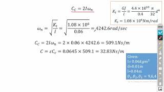 Viscous damping  Torsional Vibration  Problems  Vibration Control [upl. by Noiramed]