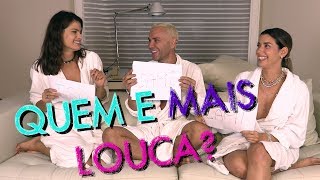 Quem é mais louca Com Isabeli Fontana e Camila Coutinho  HotelMazzafera [upl. by Aelgna571]