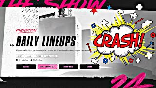 Daily Lineups makes MLB the Show 24 Crash [upl. by Norud]