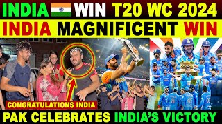 INDIA🇮🇳 WON T20 WORLD CUP 2024  INDIA VS SOUTH AFRICA FINAL  SANA AMJAD [upl. by Odnomor]