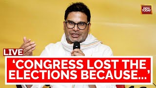 Prashant Kishor LIVE Prashant Kishor On Rahul Gandhi PM Modi amp 2024 Elections  India Today LIVE [upl. by Earaj]