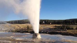 Beehive Geyser Eruption Sept 20 2013  Yellowstone National Park [upl. by Nosnor]