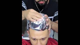 Best barber treatment using RAMEN NOODLES [upl. by Bobbye]