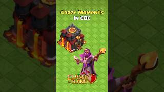 Crazy Moments in Coc Part 2  shorts clashofclans coc cocshorts [upl. by Adnilrem]