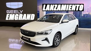 LANZAMIENTO  NUEVO GEELY EMGRAND  MOTOR 15 102 HP  142 NM DE TORQUE  CAJA CVT  5MT [upl. by Matias]