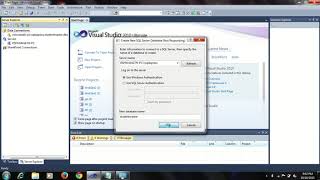 HOW TO CREATE SQL DATABASE CONNECTION IN ASPNET VISUAL STUDIO 2010 HD [upl. by Ramsdell258]