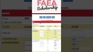 FAEA Scholarship 202324 100 Free Education Apply Now [upl. by Nata]