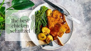 The best chicken schnitzel recipe [upl. by Ansilma]