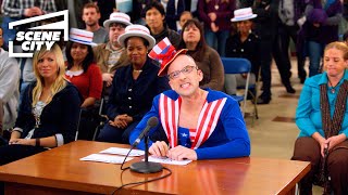 Student Body President Debate Gets Heated  Community Joel McHale Alison Brie Jim Rash [upl. by Aneleiram631]