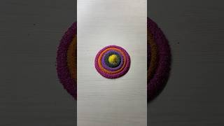 Small Beginners Rangoli Satisfying Rangoli Easy Rangoli Tips and Tricks  ASMR [upl. by Hnao518]