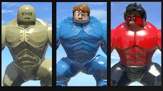 ABOMINATION VS RED HULK VS ABOMB  LEGO MARVEL SUPER HEROES [upl. by Trista]