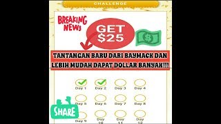 TANTANGAN BARU Mendapatkan dollar lebih banyak dari BAYMACK [upl. by Batish]