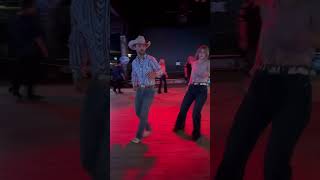 There’s no place better to do this dance than at Billy Bobs Texas countrymusic linedancer texas [upl. by Snowber82]