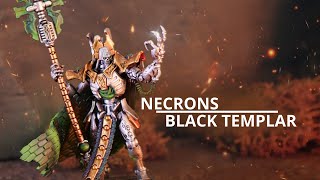 Black Templar vs Necrons  A 10th Edition Warhammer 40k Battle Report [upl. by Okun647]