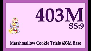 CROB Marshmallow Cookie Trials 403M Base 25 Oct Buff  Jinx lol  Cookie Run OvenBreak [upl. by Anitreb329]