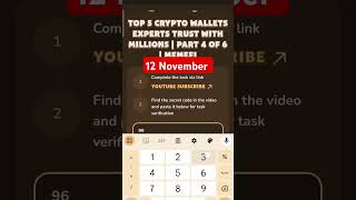 Top 5 Crypto Wallets Experts Trust with Millions  Part 4 of 6  MemeFi [upl. by Tomasz]