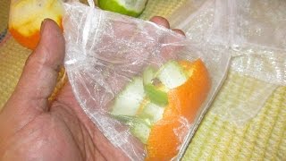 ANTIPOLILLAS  AROMATIZADOR  COMO ELIMINAR LAS POLILLAS EN CASA  CON CASCARAS DE NARANJA Y LIMON [upl. by Yenduhc]