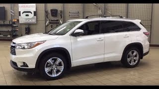 2015 Toyota Highlander Limited Review [upl. by Reinaldo942]