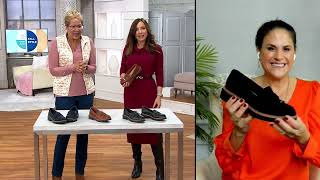 Clarks Collection Leather Loafer with Tassel  Westlynn Bella on QVC [upl. by Otir]