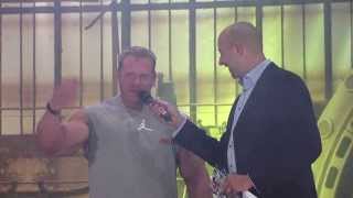 FIBO Power 2013  IFBB Pro Dennis Wolf on Stage [upl. by Eatnom]