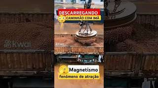 Descarregamento magnético 🧲 jornadanorodotrem jornadanorodotrem caminhão caminhoneiro [upl. by Adlee]