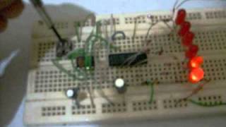 led knight rider chaser circuit diagram using 4017 and 555 ic [upl. by Eirrak]