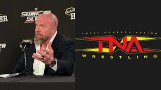 Triple H Why WWE Is Working With TNA [upl. by Aizan]