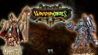 Mk2 Warmachine amp Hordes  Menoth ESeverius vs Trollbloods Gunnbjorn  50pt Battle Report [upl. by Gennaro]