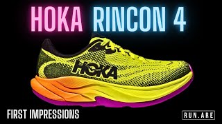 HOKA Rincon 4 First Impressions [upl. by Abell899]