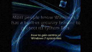 Take Control of Your Data from TrustedInstaller Windows 7 [upl. by Euton206]