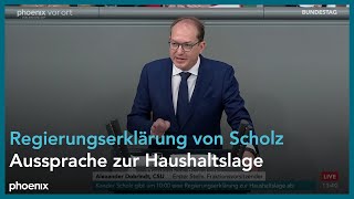 Aussprache zur Regierungserklärung von Olaf Scholz zur Haushaltslage am 281123 [upl. by Monjo]