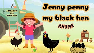 My Black Hen RHYME 🐓  CoComelon  Hickety Pickety Hen kidsrhymes classicrhymes [upl. by Enayr]