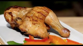 Simplement Soulard Grillade de poulet de Cornouailles farci au pesto 22 mai 2014 [upl. by Wsan]