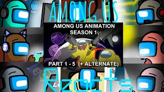 Among Us Reacts to Among Us Animation Season 1  Alternate part 1 Made By Rodamrix Virtual ver [upl. by Farika]