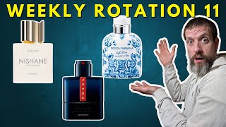 WEEKLY ROTATION 11 CLASSY FRAGRANCES THIS WEEK [upl. by Ahsenyl696]