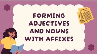 Forming Adjectives and Nouns with affixesEnglish Grammar knowledgeScience GkShort learning video [upl. by Aubert]