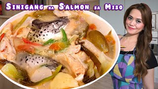 Sinigang na Salmon sa Miso 🤤🍽️ [upl. by Aicrag617]