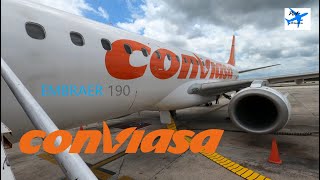 TRIP REPORT  Conviasa Airlines  Cancun to Caracas  E190 [upl. by Sivia]