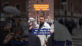 Syrian Jewish man vs Columbia University protestor koshadillz columbiauniversity syrian jewish [upl. by Susi]