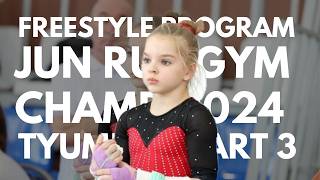 Girls Gymnastics  Part 3 1st Sports Category Free Program  Russian Championship 2024  Tyumen [upl. by Llenra]