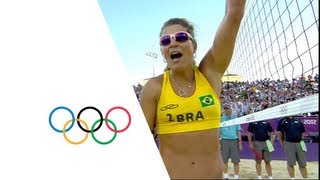 Beach Volleyball Womens Bronze Medal Match Brazil v China  Highlights  London 2012 Olympics [upl. by Ric]